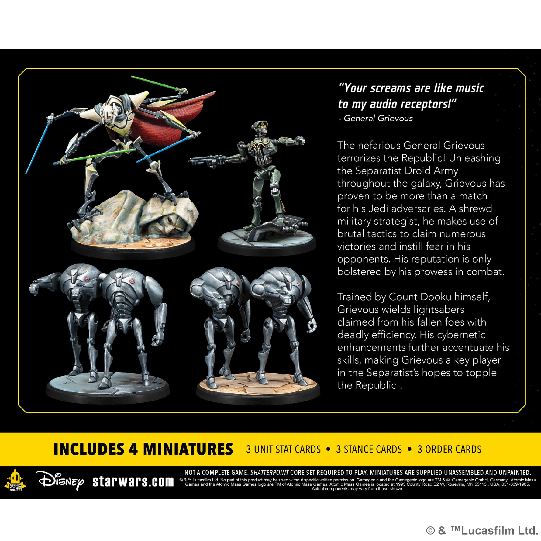 Star Wars : Shatterpoint - Appetite for Destruction Squad Pack
